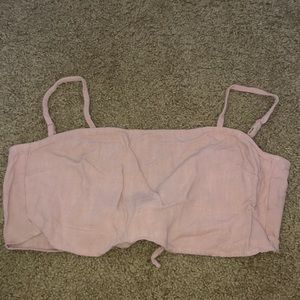 Pink crop top, has no tags but never worn